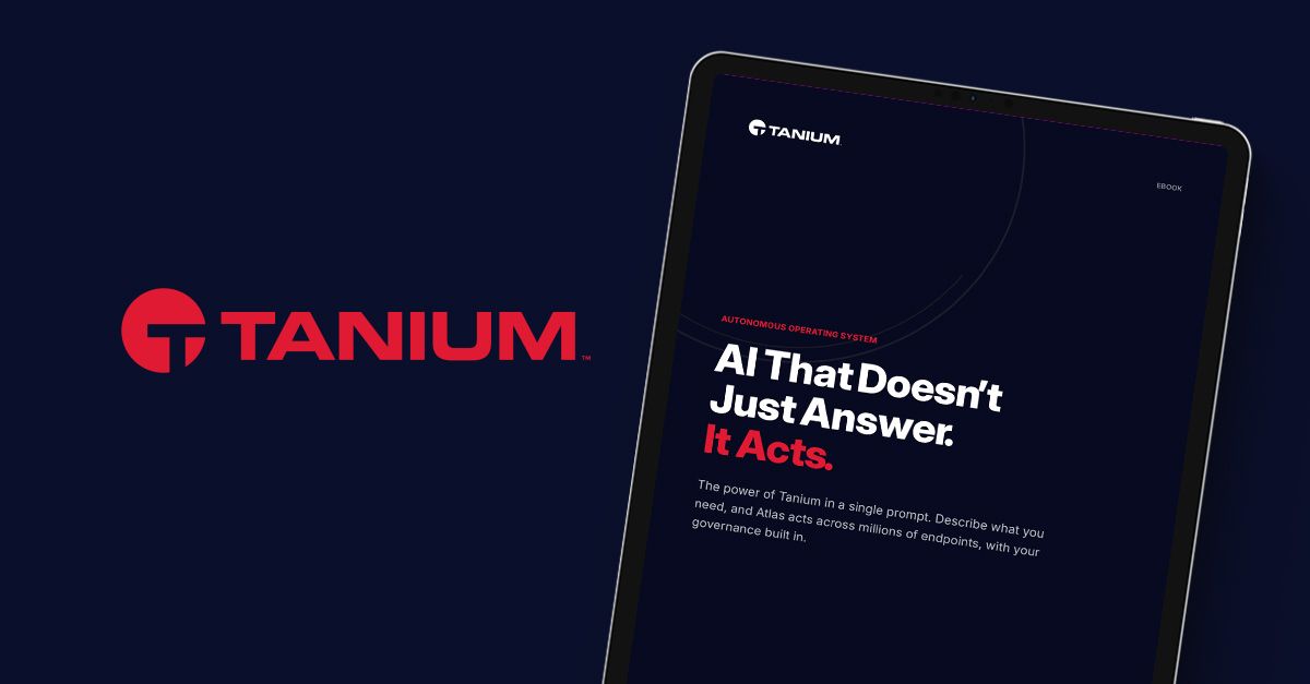 Featured meta image: Tanium Atlas eBook