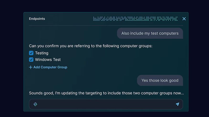 Tanium Atlas — 엔드포인트에서 정책에 따라 승인 절차를 거치는 조치