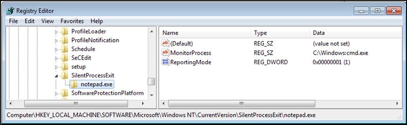 Windows Registry Editor screenshot showing Notepad++ registry entries