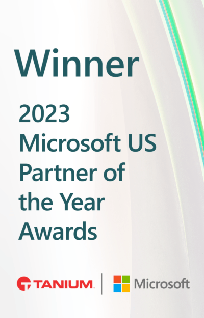 2023 Microsoft US Partner of the Year Awards badge