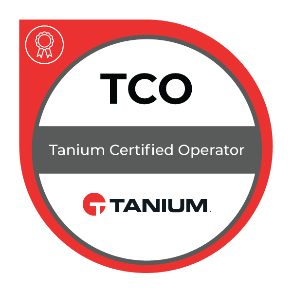 Tanium Certified Operator Badge