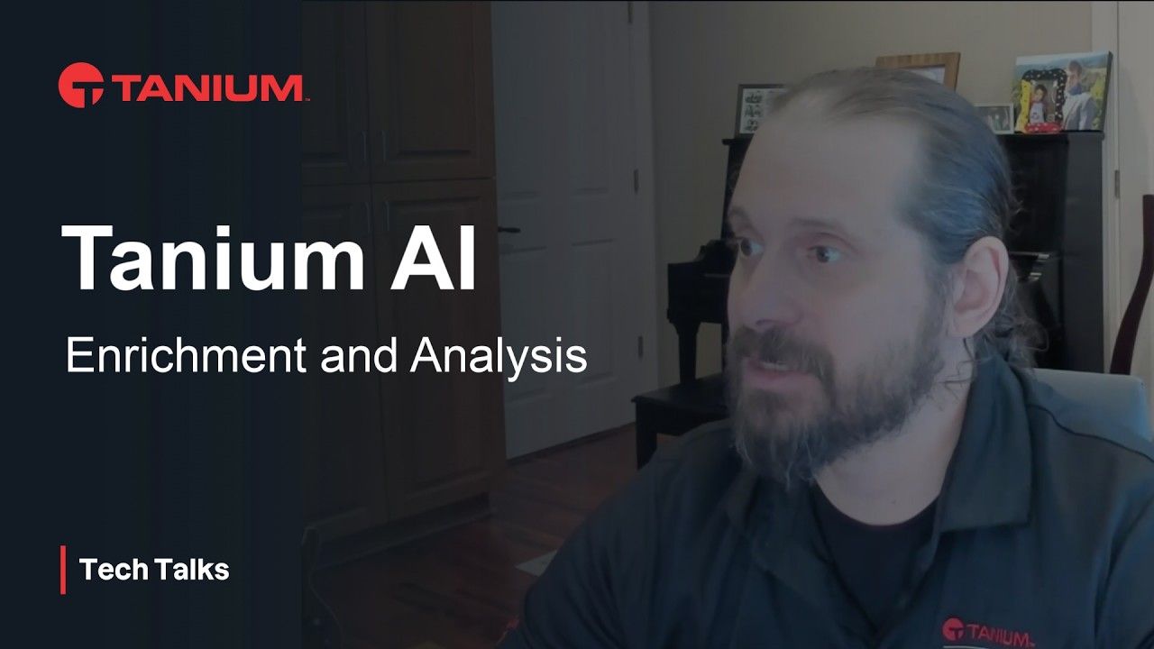 AI-powered endpoint enrichment and analysis for IT security - Tanium Tech Talks #162 video thumbnail