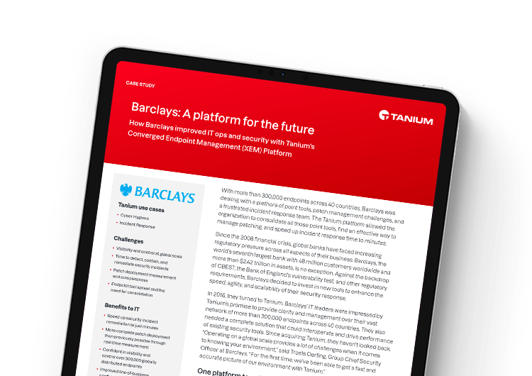Mobile featured image. Barclays case study