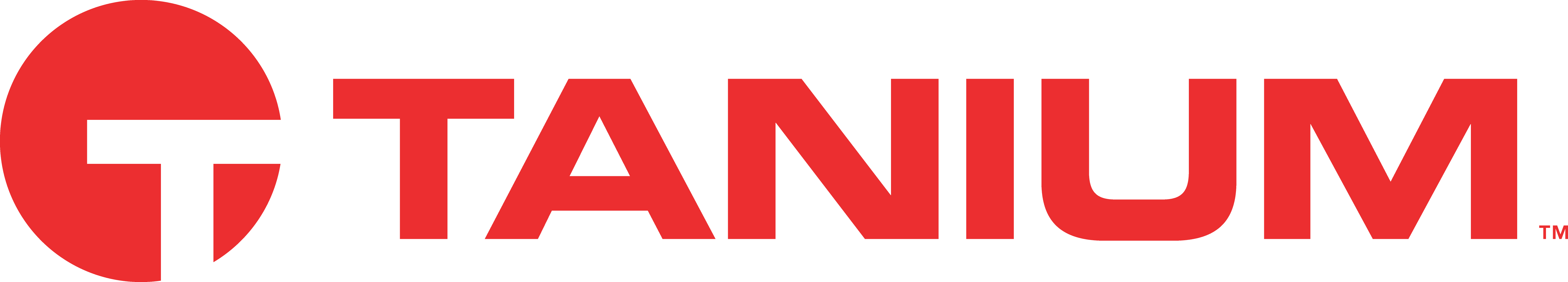 Tanium primary logo in red