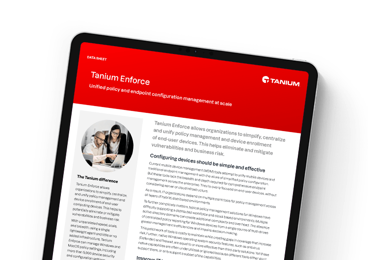 Tanium Enforce