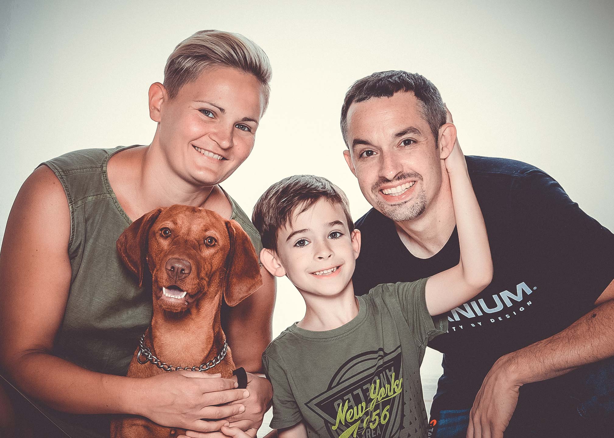 Stefan with his family