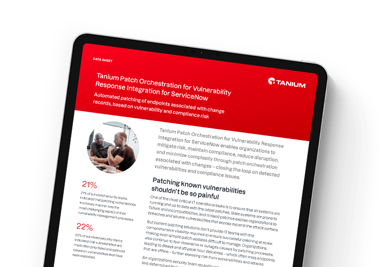 Mobile featured image. Patch Orchestration for ServiceNow