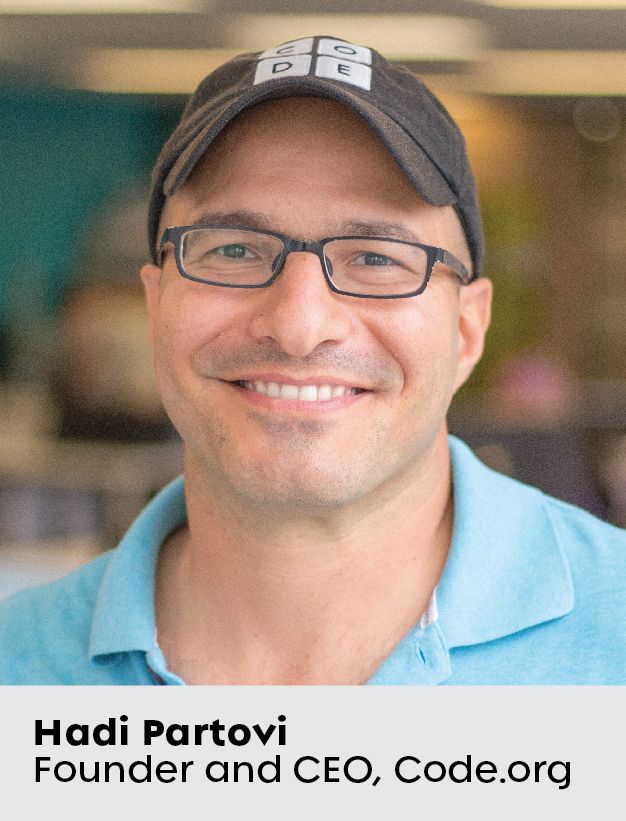 Headshot of Hadi Partovi, Founder and CEO of Code.org