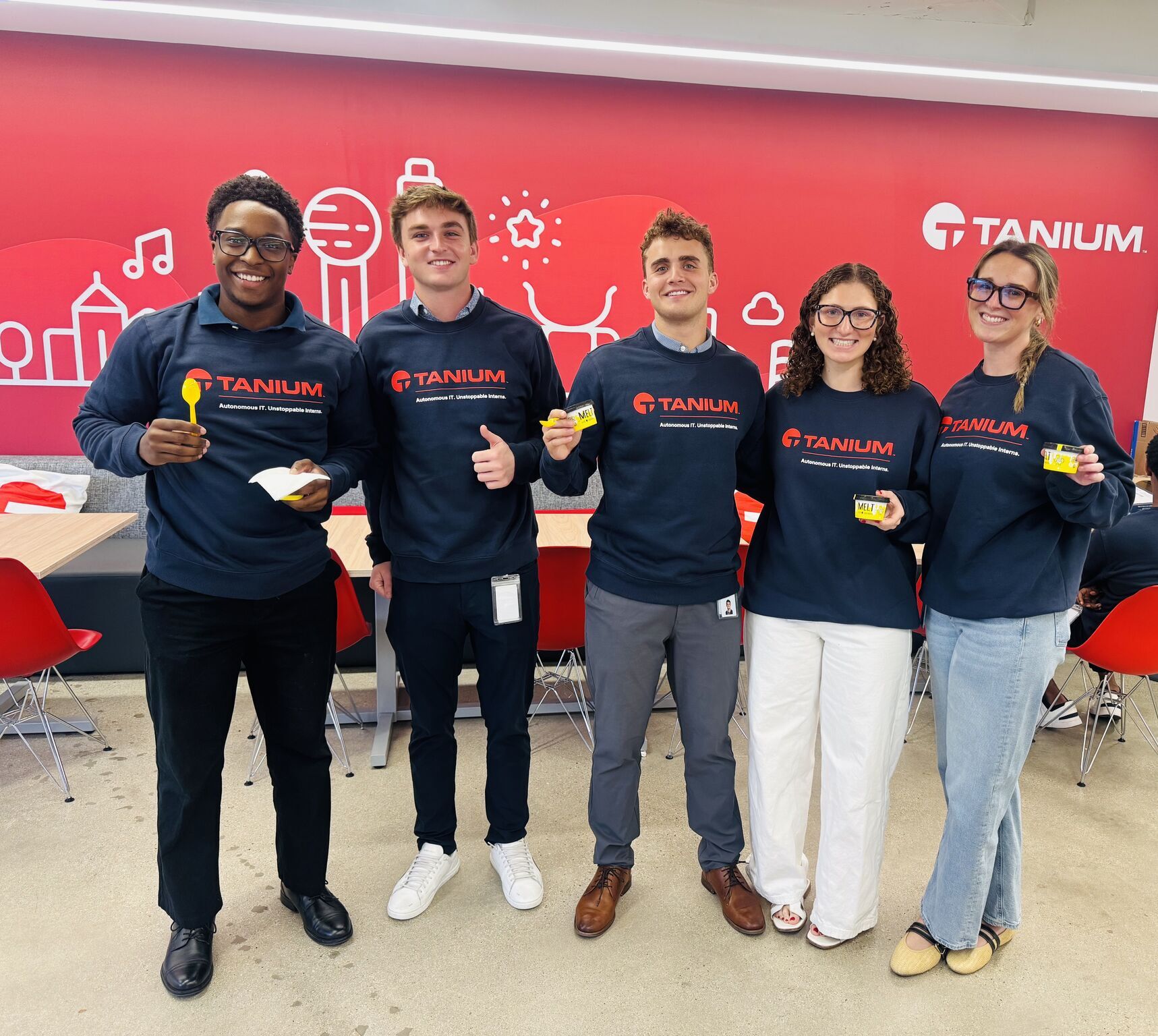 2026 Summer Interns at Tanium's Addison, Texas office